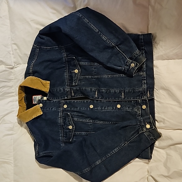 Old Navy Jean jacket with corduroy collar sz MED - Picture 1 of 5